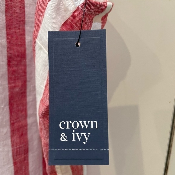 Crown & Ivy Women's Sleeveless Ruffle Neck Top XXL - Picture 5 of 8